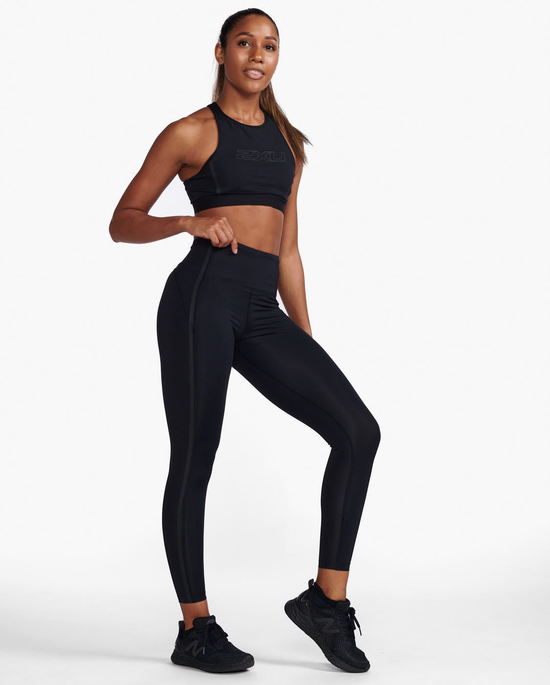 Motion Shape Hi-Rise Compression Tights Dame Black/Nero