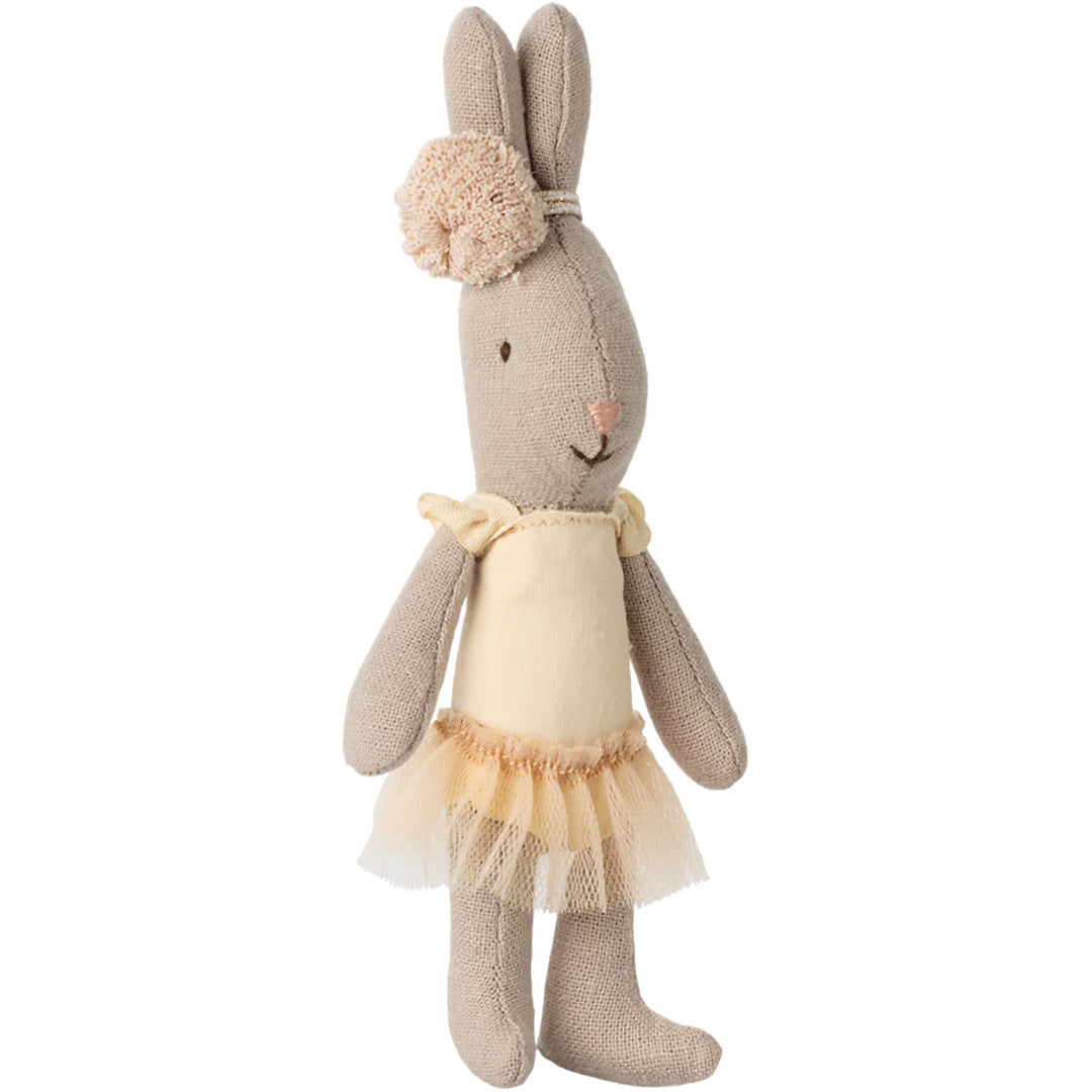maileg knuffelkonijn ballerina cream - micro - 14 cm