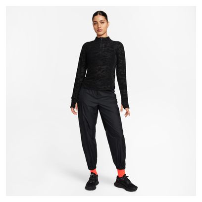 Haut Thermique 1/2 Zip Femme Nike Dri-Fit Trail Noir