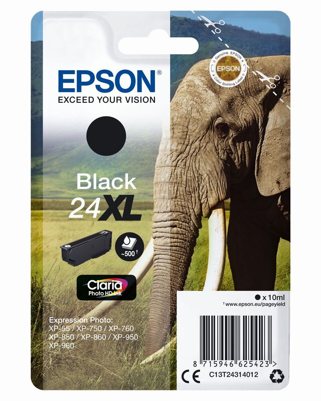 Epson T243140 Tintenpatrone, schwarz