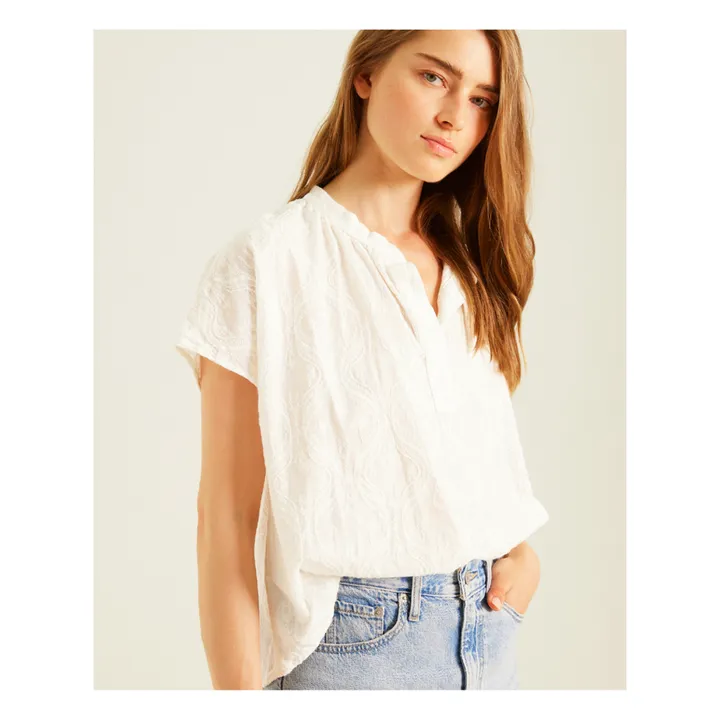 Sacrécoeur Blouse Yoko Broderies | Blanc