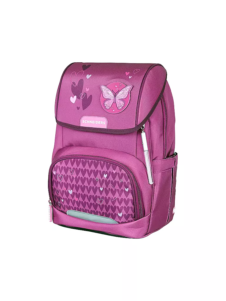 SCHNEIDERS Schultaschen Set Ergojet 6tlg Purple Hearts lila