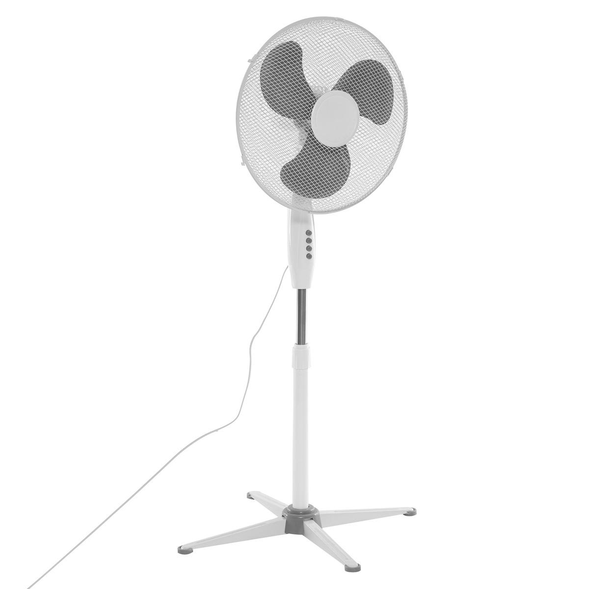VENTILATEUR SUR PIED D.40CM BLANC