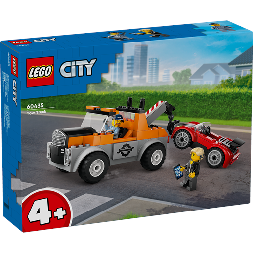 LEGO City Kranvogn Og Sportsvognsreparation - 60435
