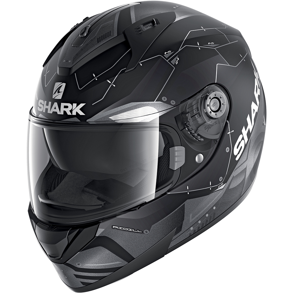 Shark - Casque Ridill Mecca Noir Mat / Gris