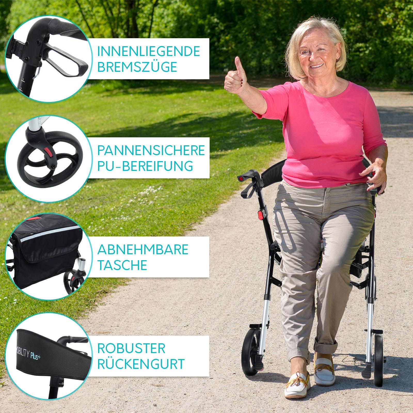 Mobility Plus+ Design-Rollator DR10+