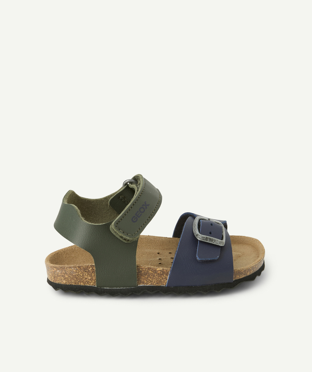 GEOXsandales ouvertes bébé garçon chalki vert et bleu