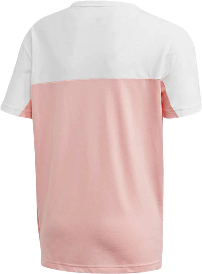adidas colorblock t-shirt kids Pink