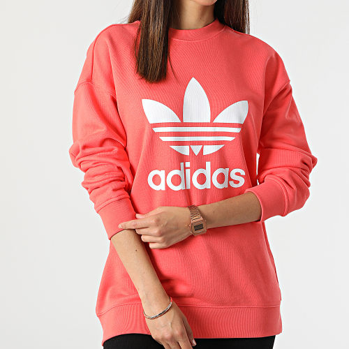 Sweat Crewneck Femme HE9537 Rose