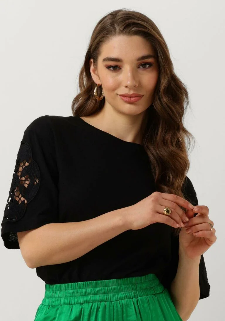 NUKUS zwarte nukus t-shirt berta shirt