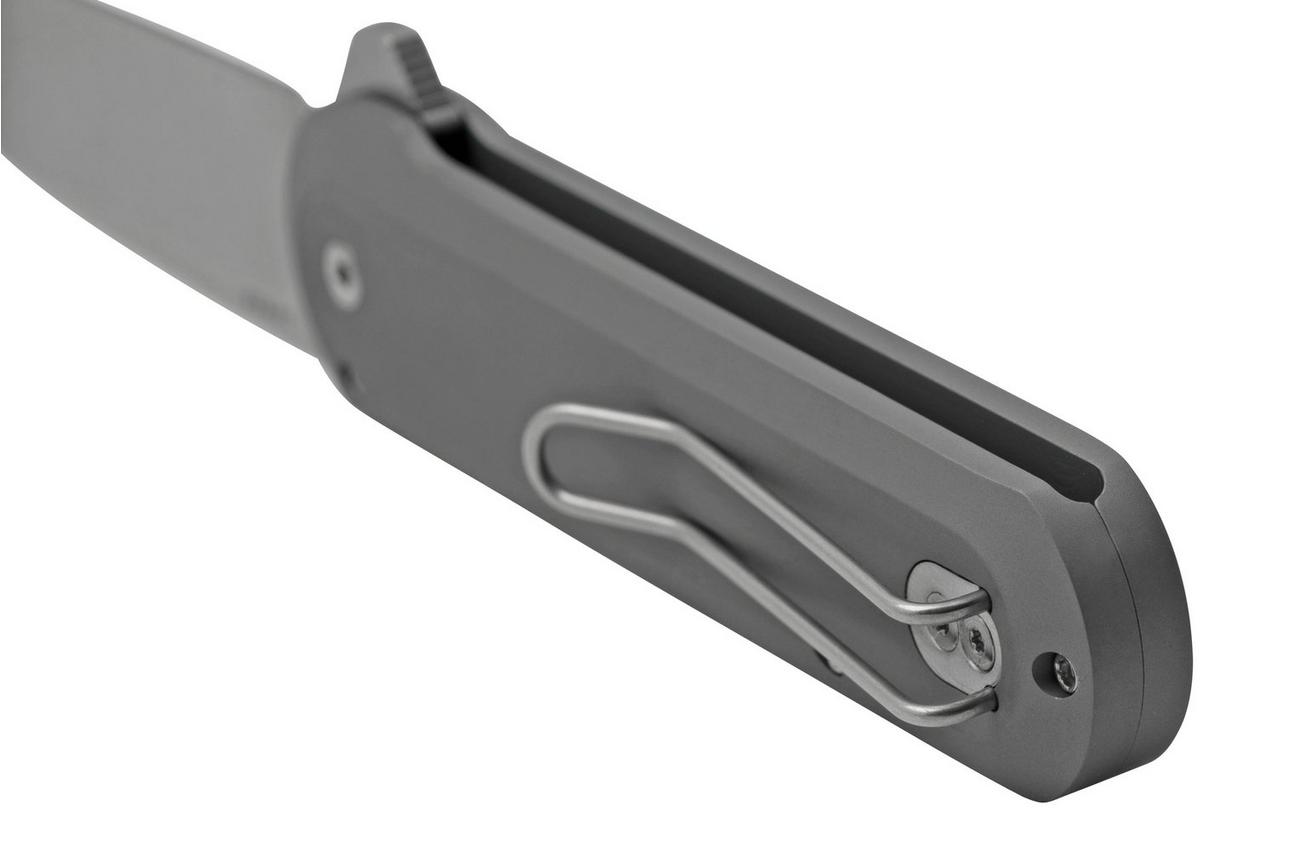 The James Brand The Wells KN123185-00 MagnaCut, Grey Aluminum, zakmes