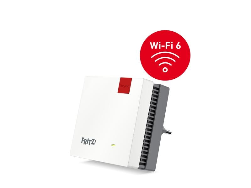 AVM WLAN-Mesh-Repeater FRITZ!Repeater 1200 AX International Ultraschnelles Wi-Fi 6 im gesamten Heimnetz