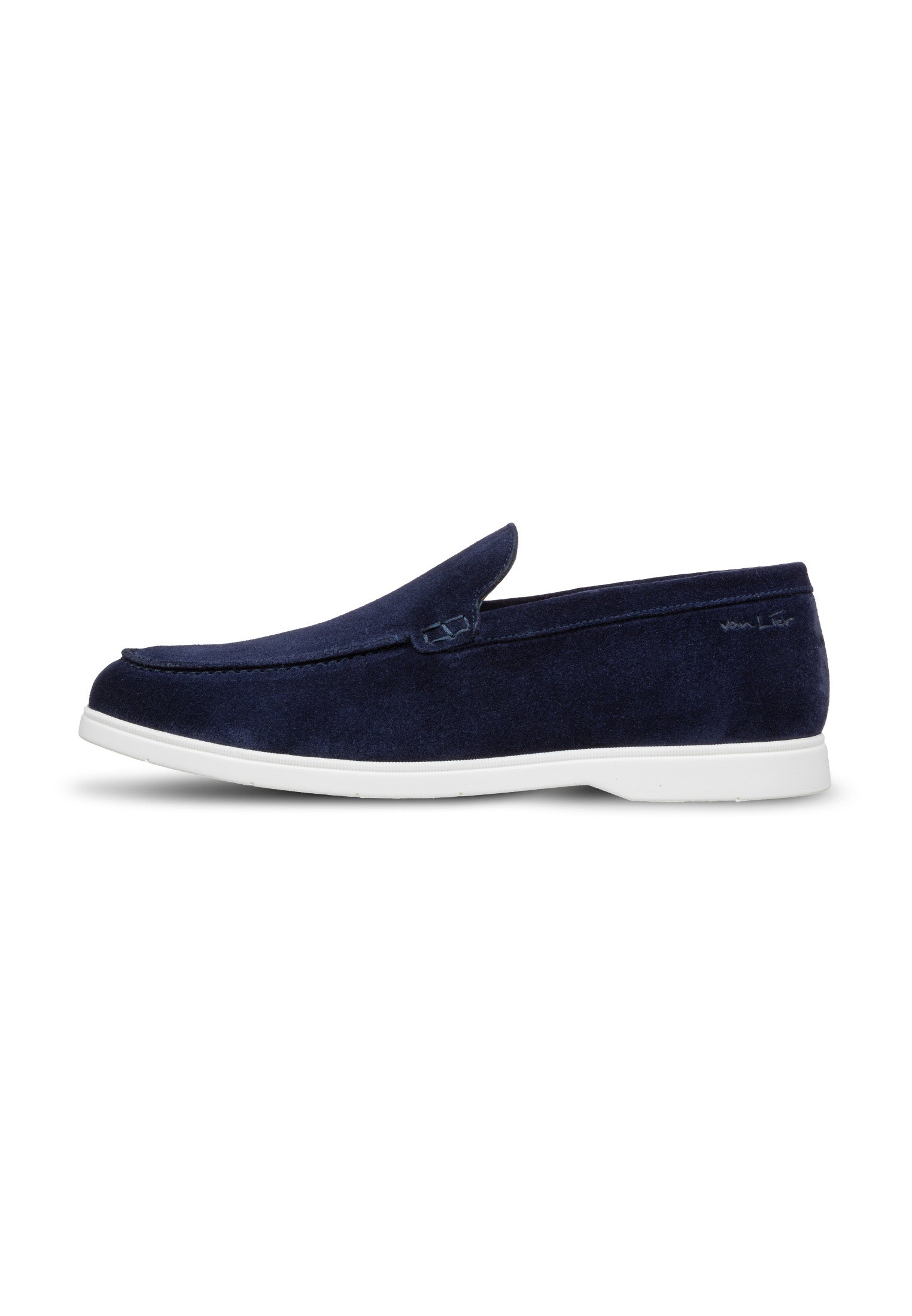 Navy blauw suède Ascona loafer