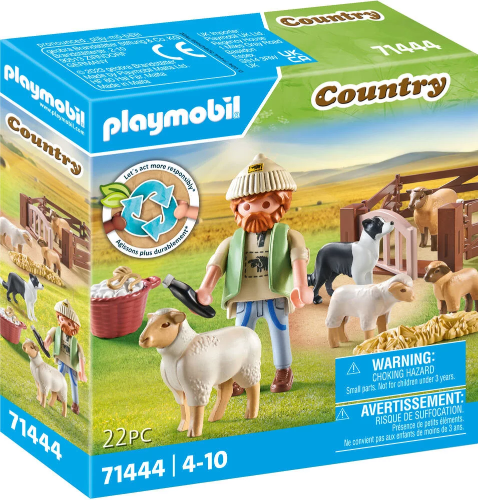 BERGER AVEC MOUTONS - 71444