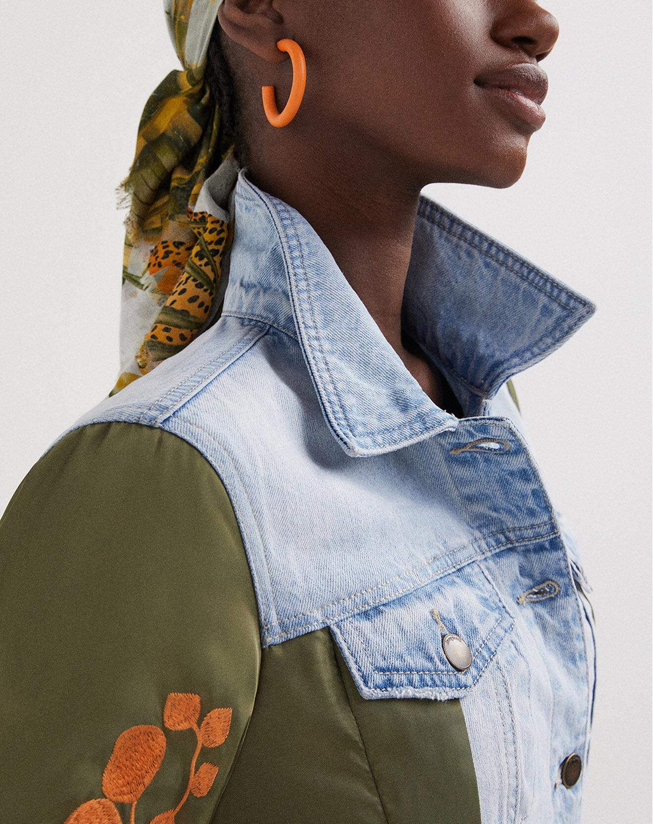 Desigual Veste en jean Josephine denim
