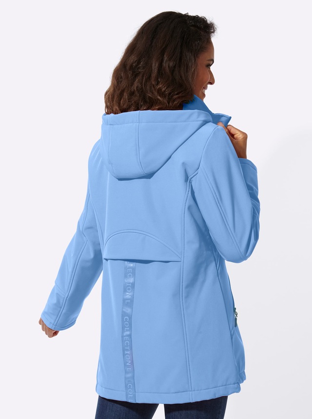 Casual Looks Softshelljacke mit Kapuze