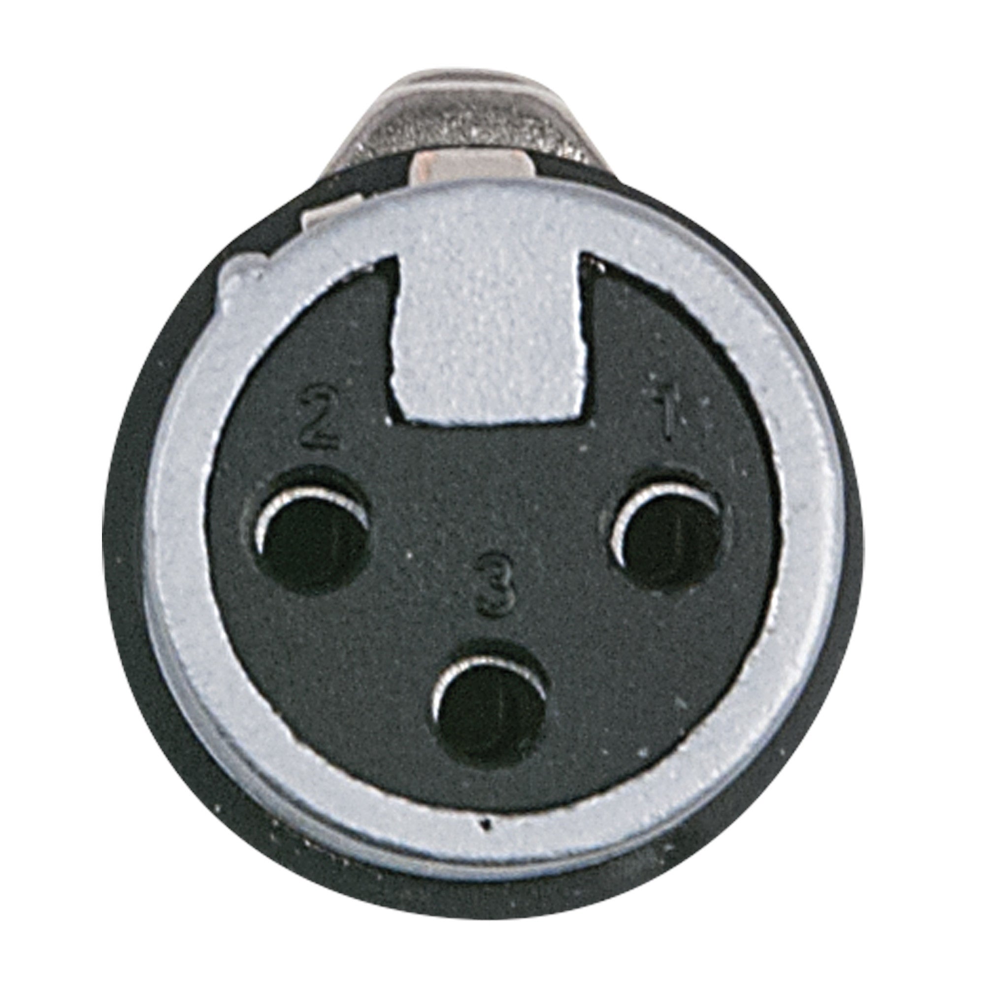 DAP X-Type XLR female kabeldeel zwart/nikkel