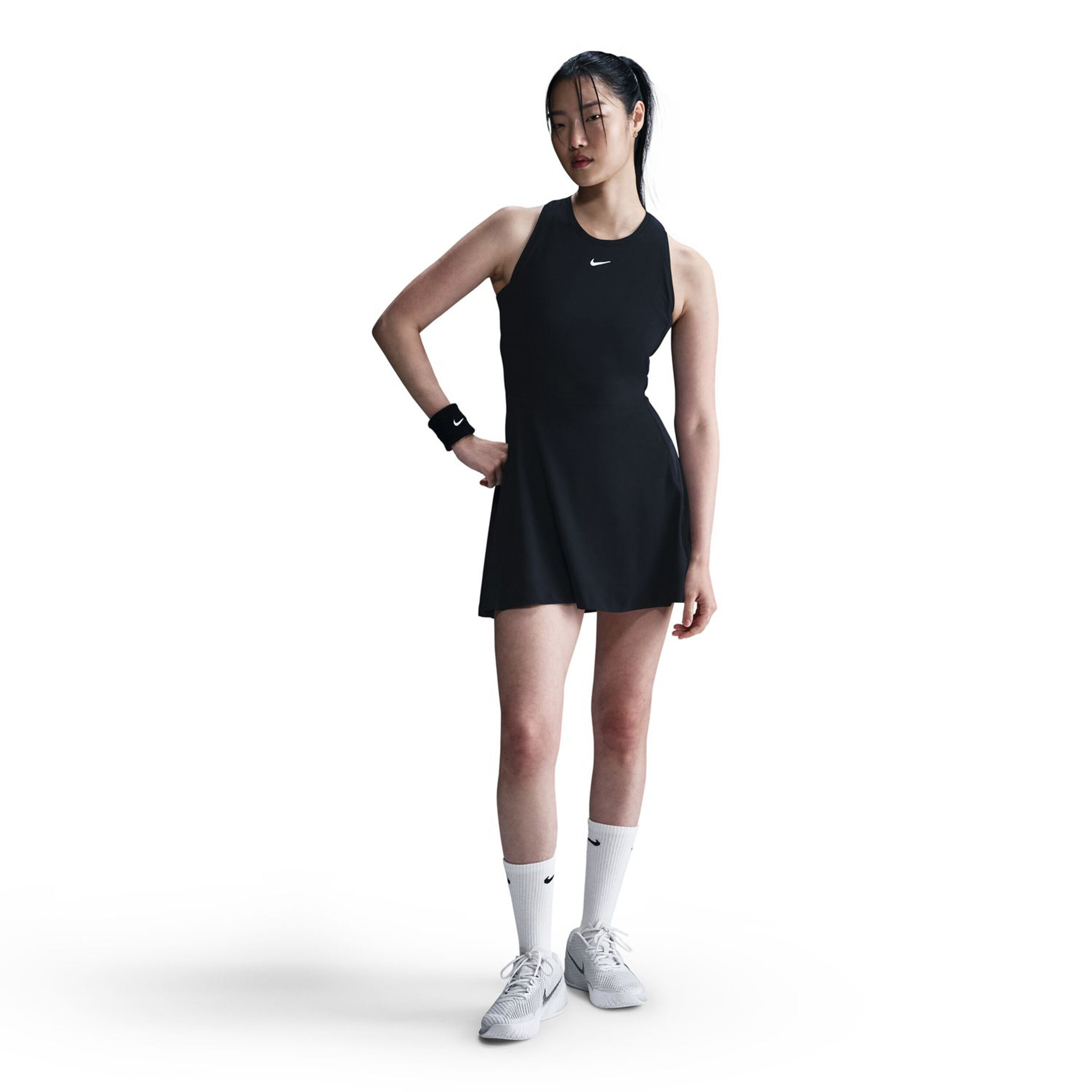 Nike Dri-Fit Victory Robe Femmes - Noir , Blanc