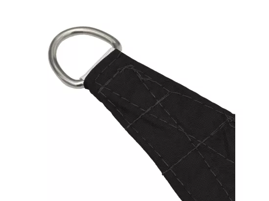 Voile de parasol tissu oxford triangulaire 2,5x2,5x3,5 m noir