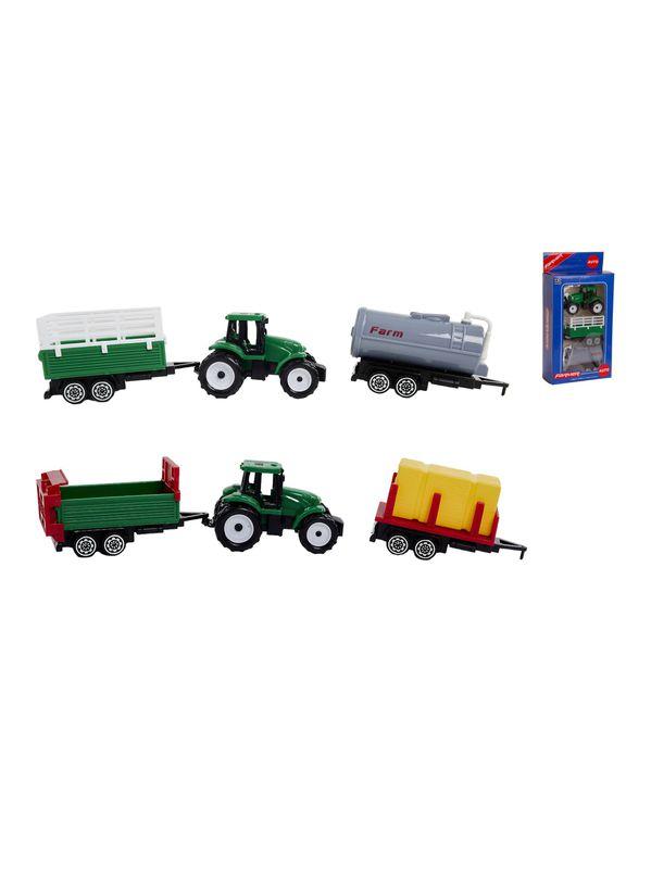 SET TRACTEUR ET 2 REMORQUES