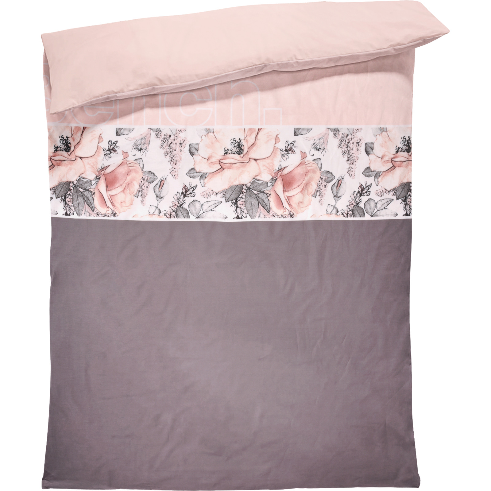 Bettwäsche Renforcé Blumen rose