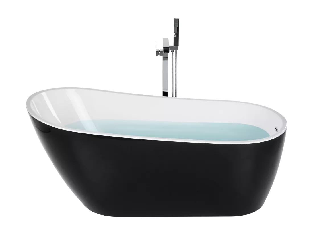Baignoire îlot noire 170 x 78 cm SOLARTE