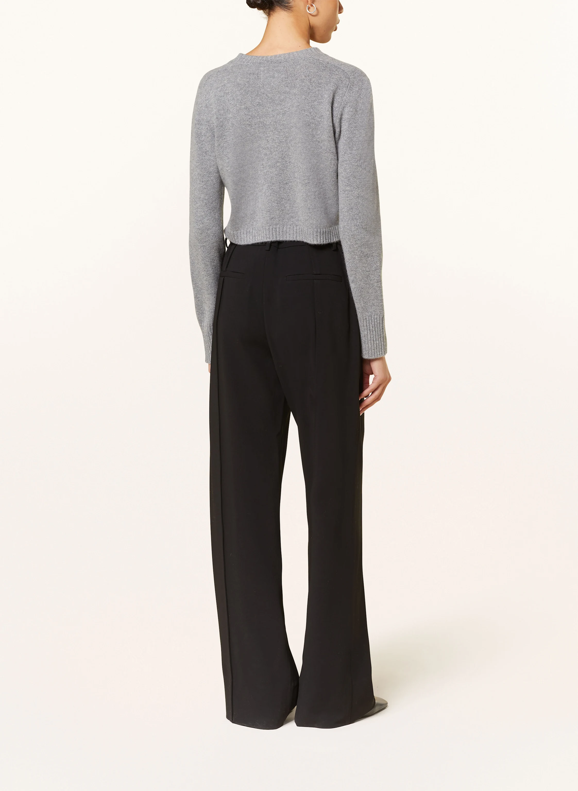 LOULOU STUDIO Cropped-Strickjacke ZEPHIR aus Cashmere