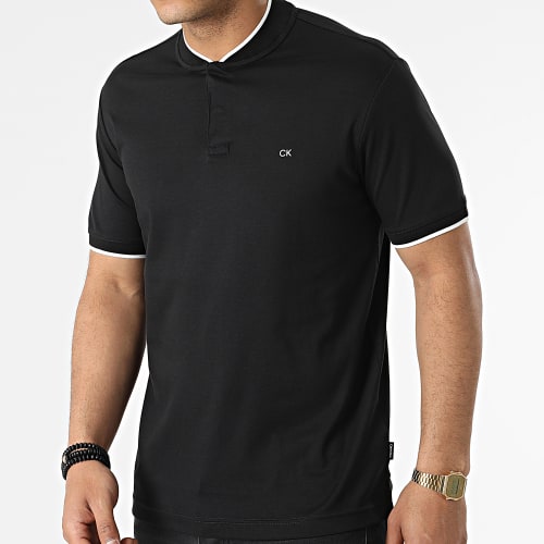 Polo Manches Courtes Smooth Cotton 8997 Noir