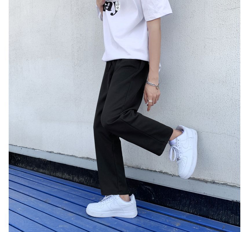 Hushgrain - Rechte, effen broek