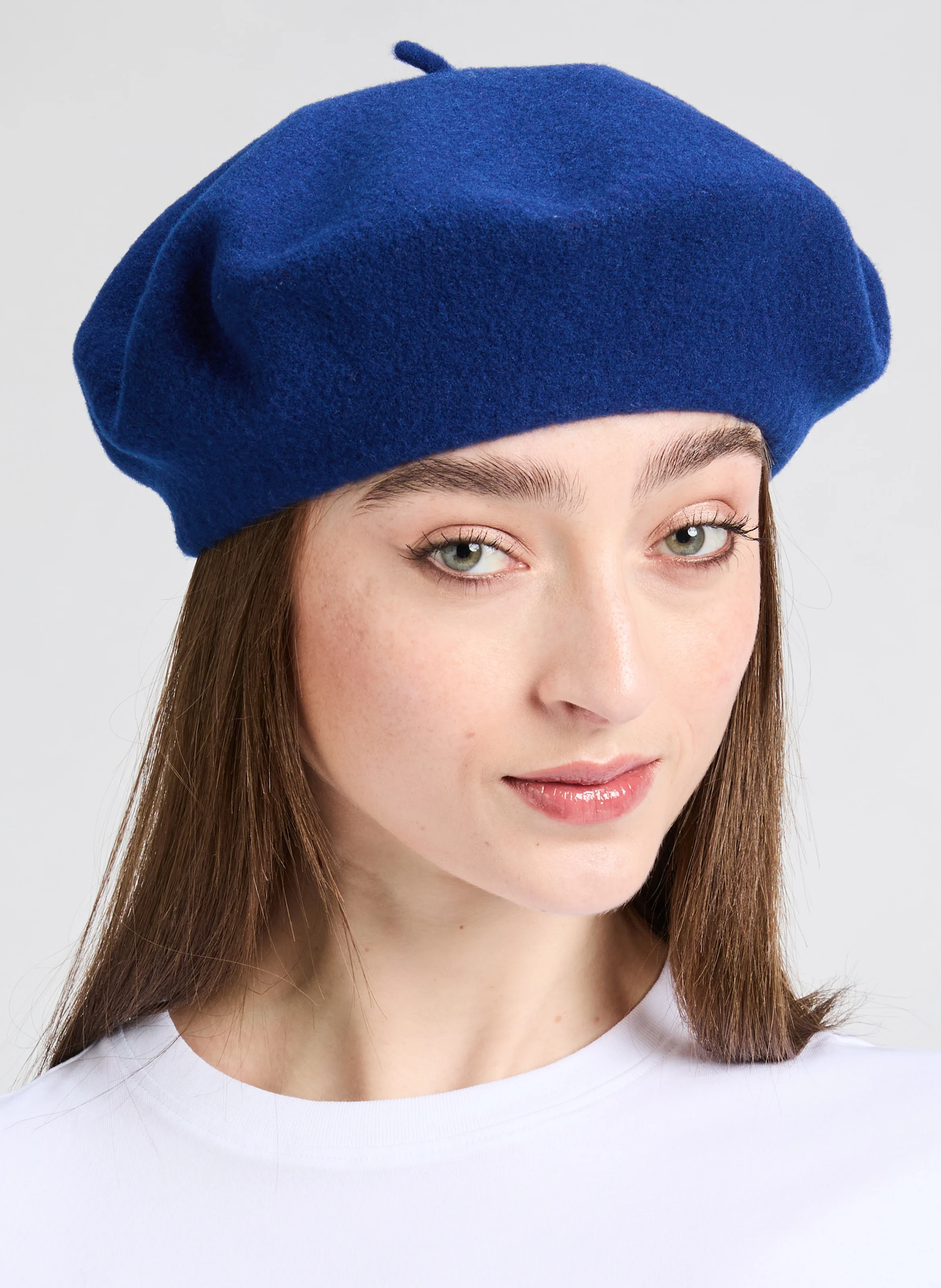 Béret en laine | Bleu