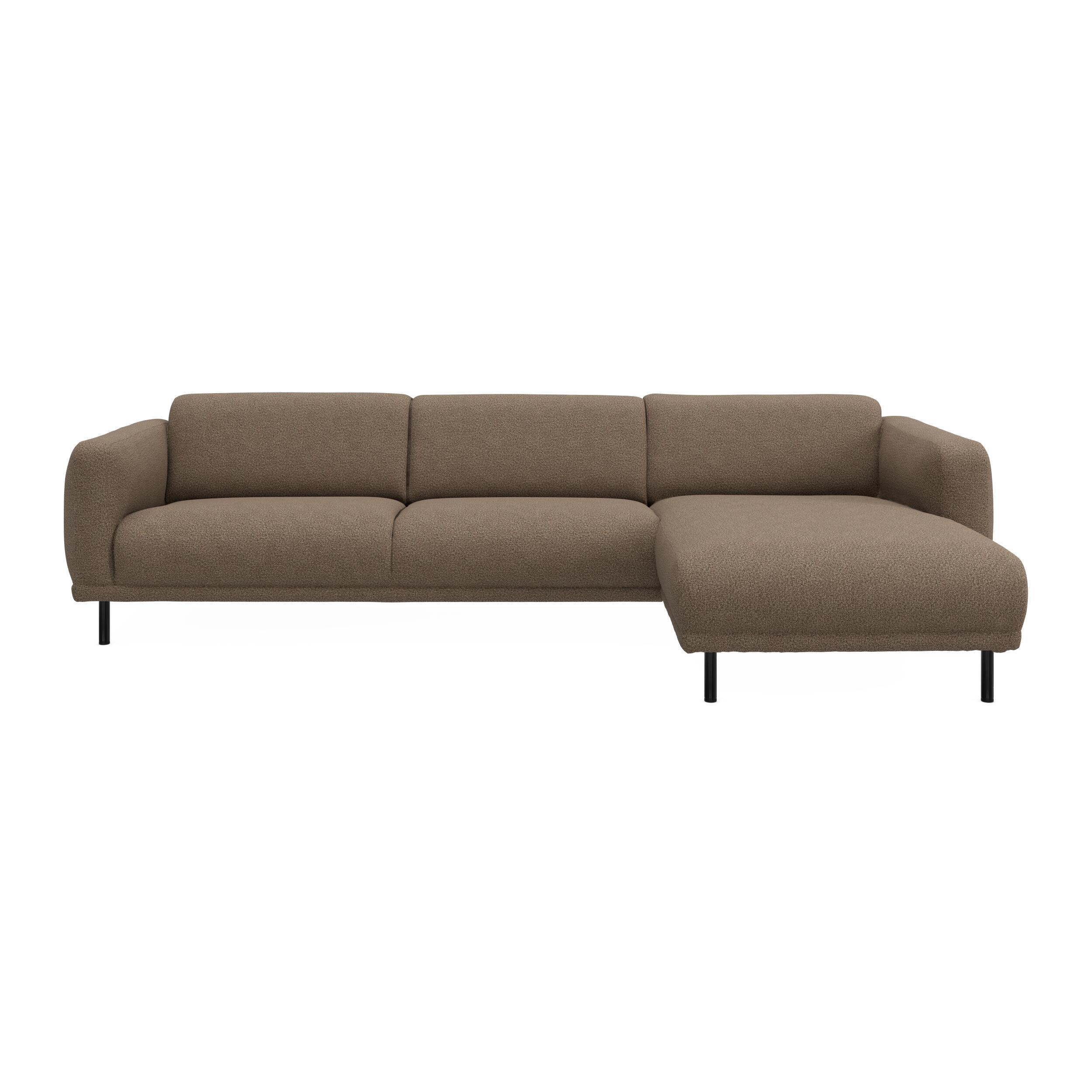 Parker højrevendt sofa med chaiselong
