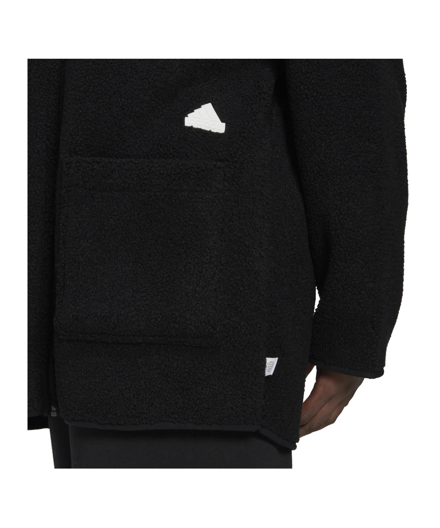 adidas New Kapuzenjacke Damen Schwarz