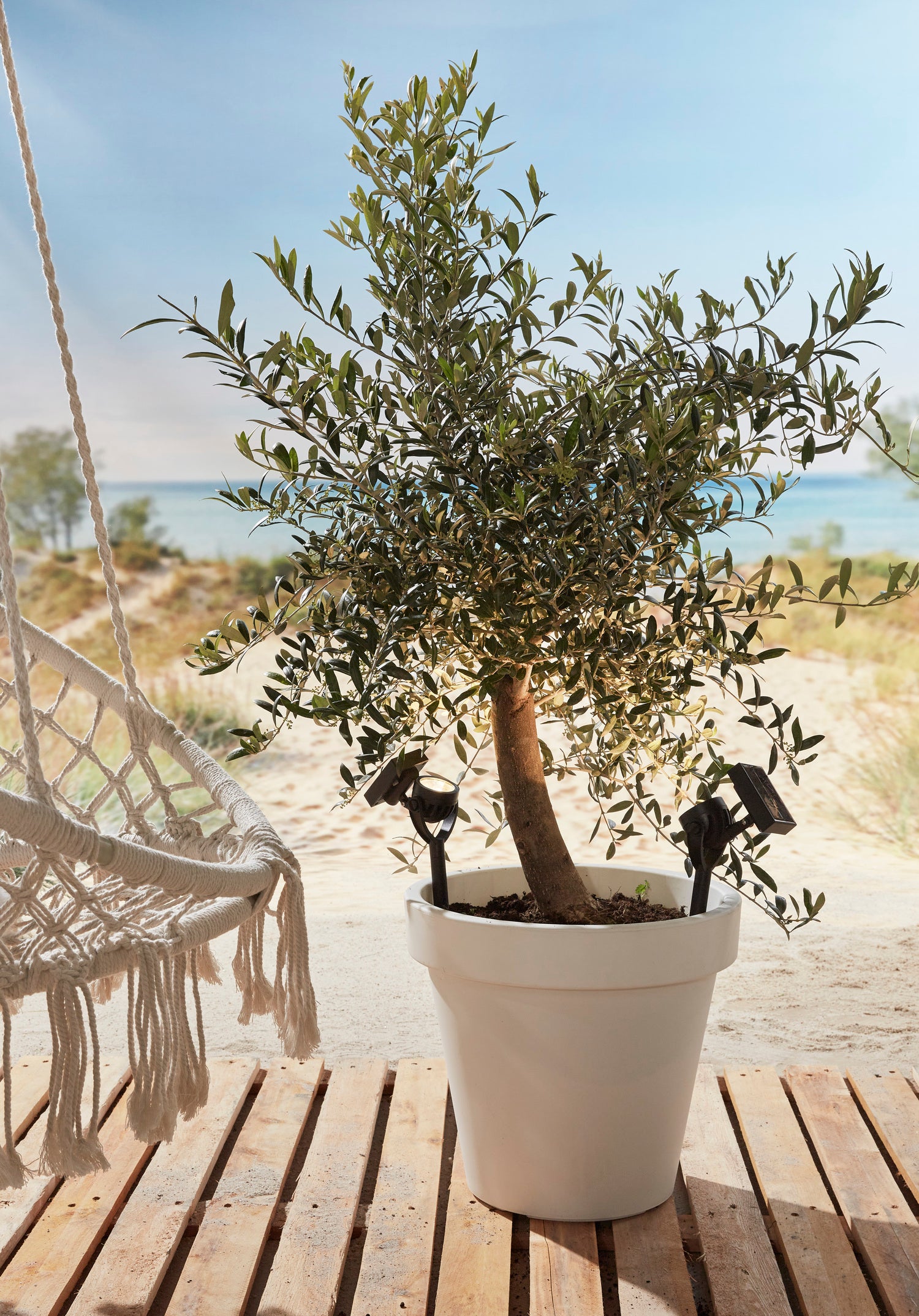Luxform solar tuinsteker Zamora zwart 5,5 x 21 x 29 cm