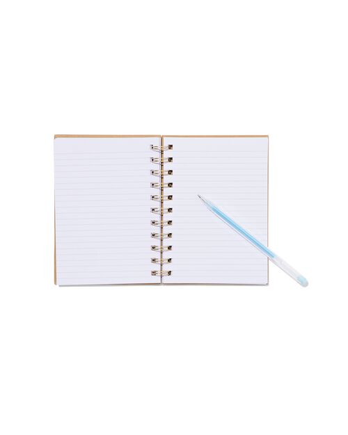 carnet de notes carreaux avec spirale