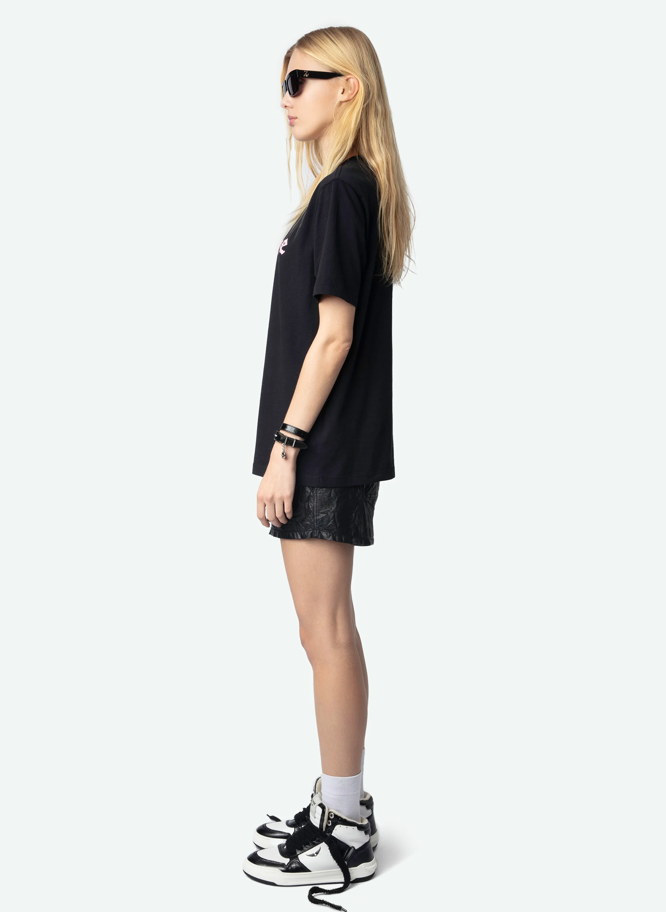 EDWIN - Tee-shirt droit en coton bio sérigraphié | Noir