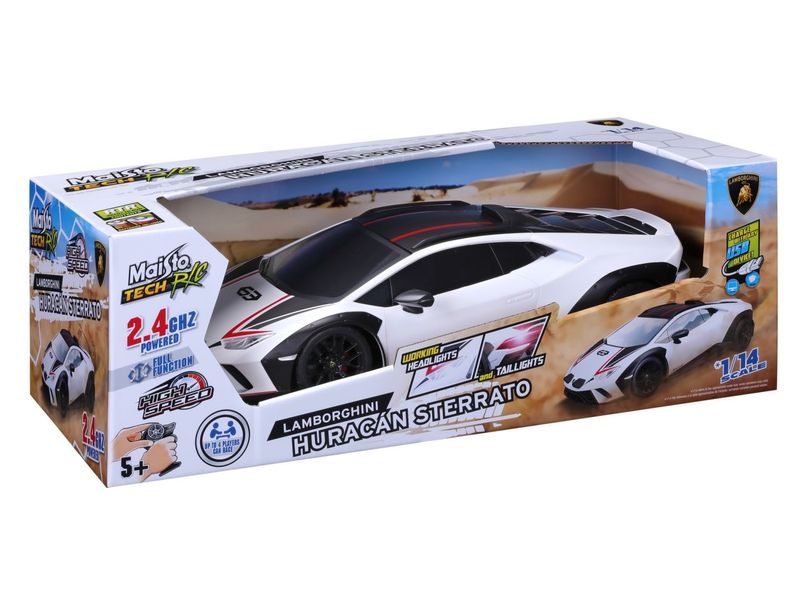 Maisto Auto RC Lamborghini Huracan Sterrato 1/14, Weiss Ferngesteuertes Spielzeug
