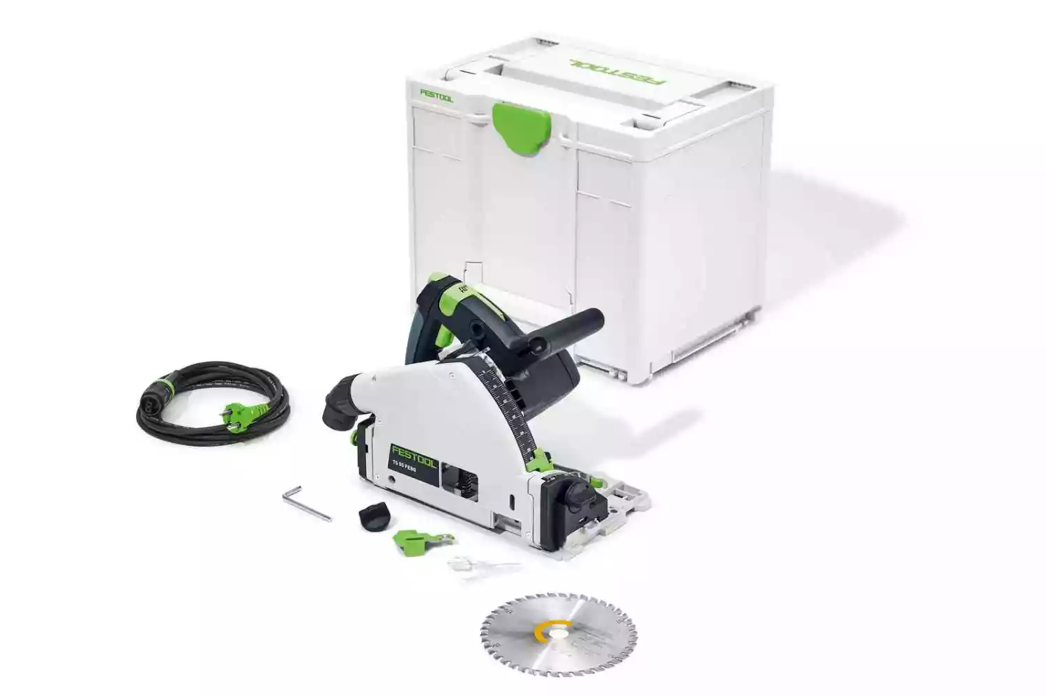 Festool TS 55 FEBQ-Plus Invalcirkelzaagmachine in systainer - 1200W - 160mm