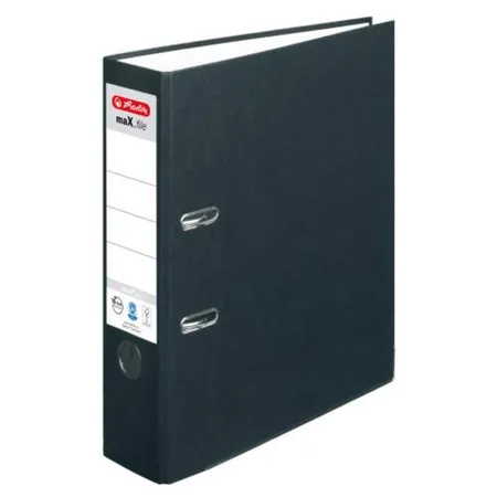 Herlitz Ordner maX.file nature plus A4 8cm schwarz