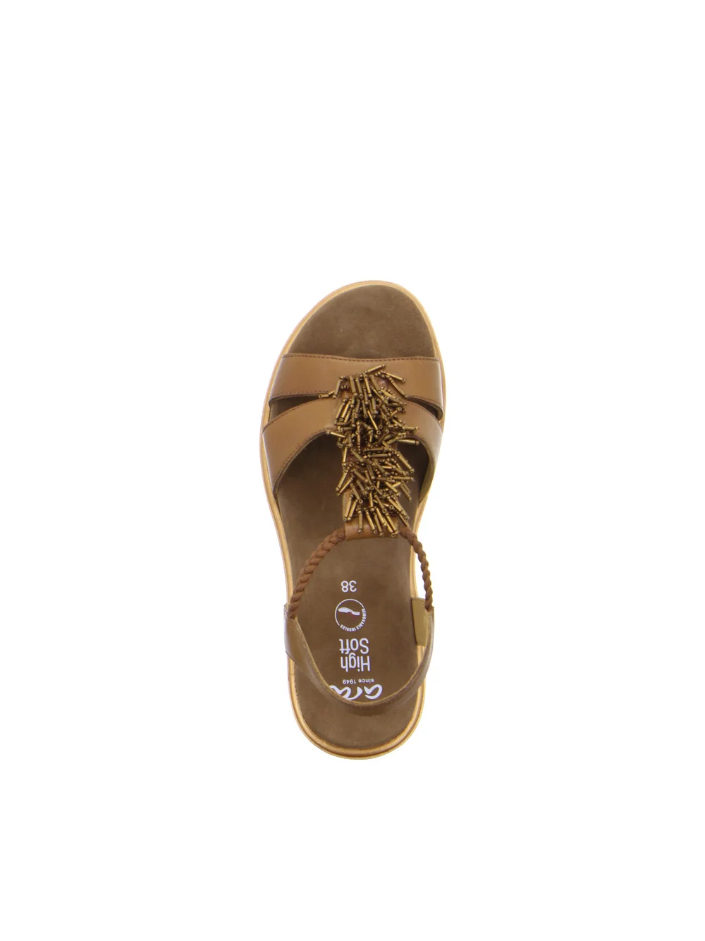 Sandale Bilbao cognac