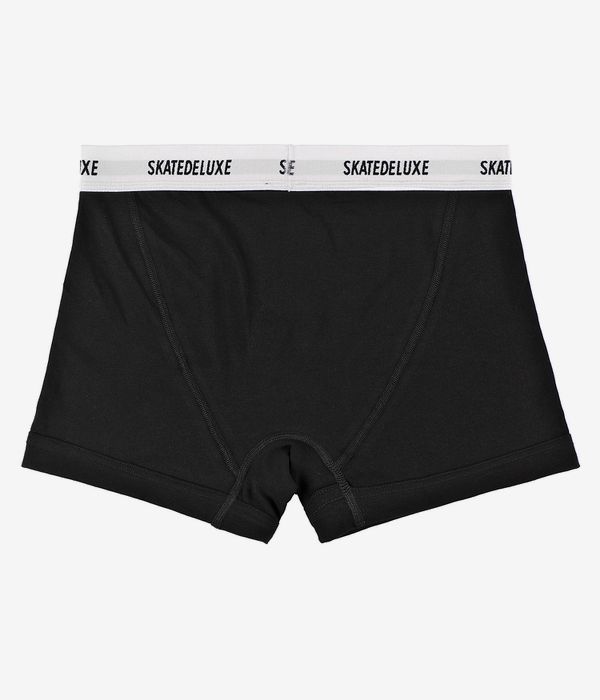 skatedeluxe Trunk Boxershorts (black white) 2er Pack