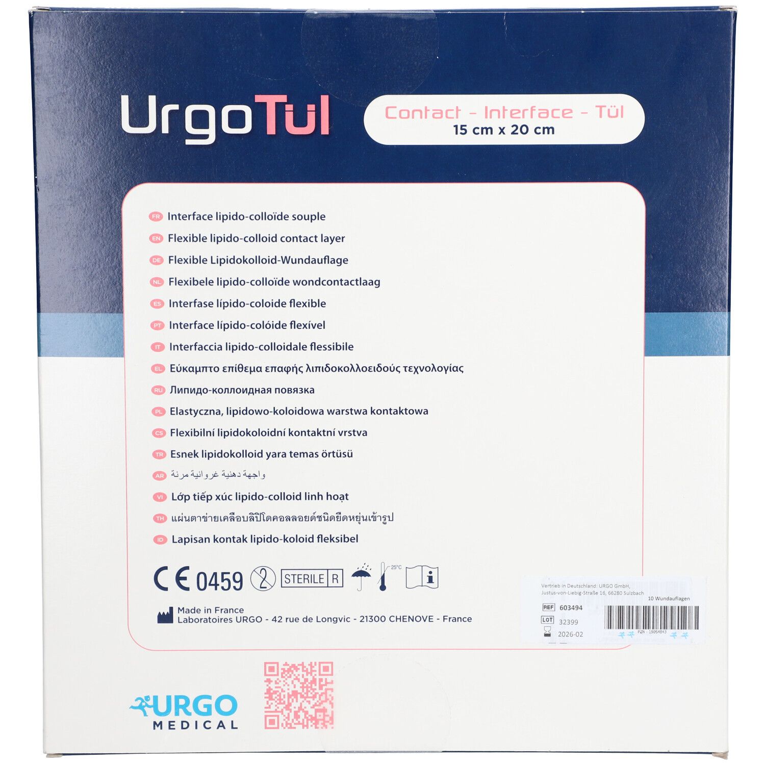 UrgoTül 15 x 20 cm Wundgaze
