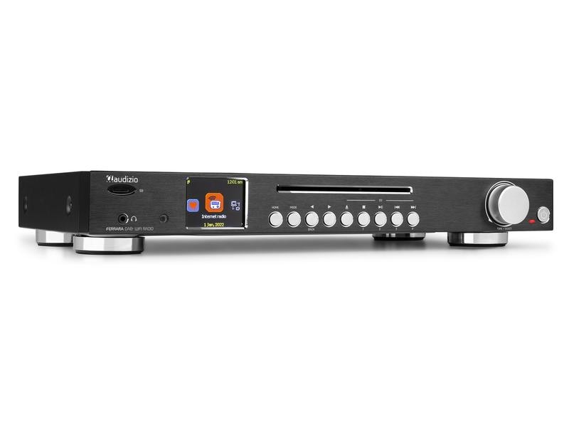 Audizio Radio-Tuner Ferrara Schwarz All-in-One-WLAN-Internetradio