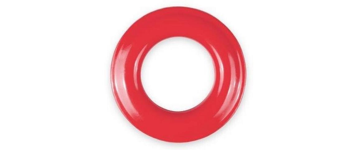 Ösen mit Scheiben, 8 mm Rot SilberNähfreie Ösen
