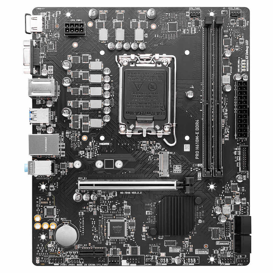 MSI PRO H610M-E DDR4