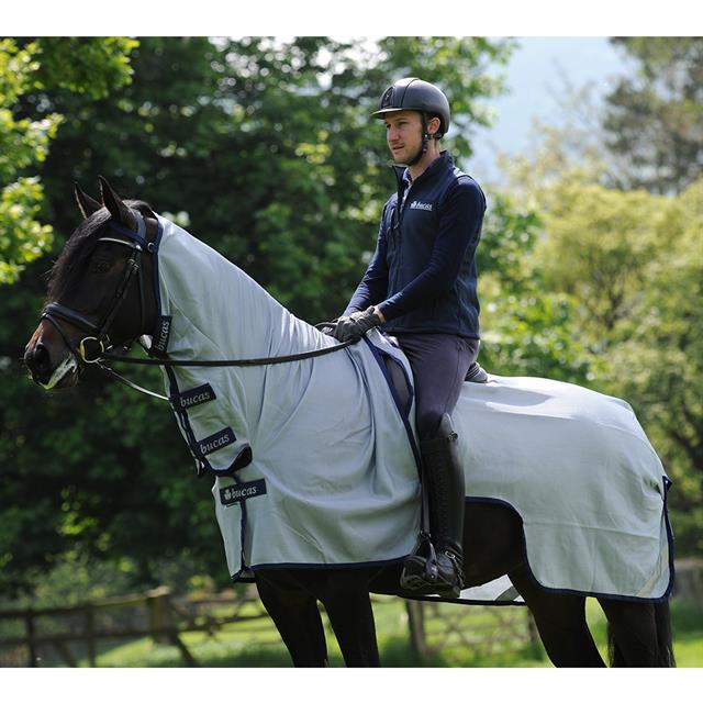 Vliegendeken Bucas Buzz Off Riding Blauw