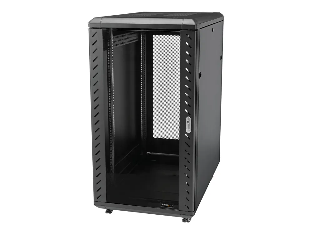 StarTech.com 22U Server Rack Cabinet with secure locking door - 4 Post Adjustable Depth (5.5