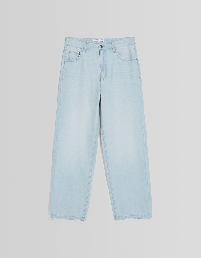 calças jeans largas