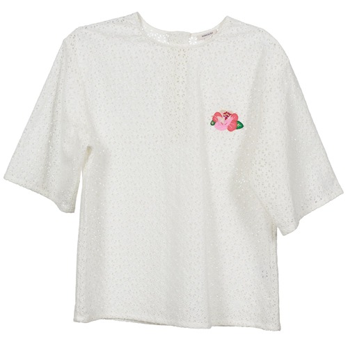 Manoush - FLOWER BADGE - Blanc