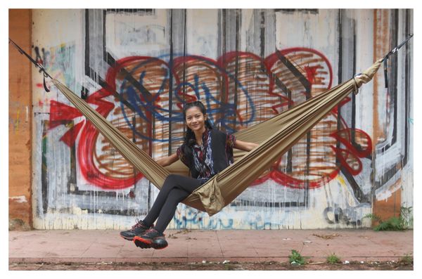 Hamac Ticket To The Moon Compact Hammock Marron