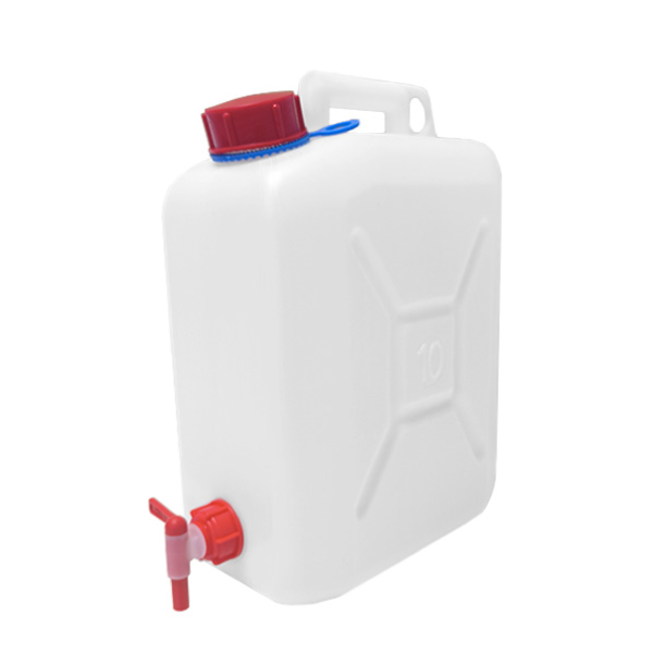 Jerrican 10L alimentaire avec bouchon et robinet